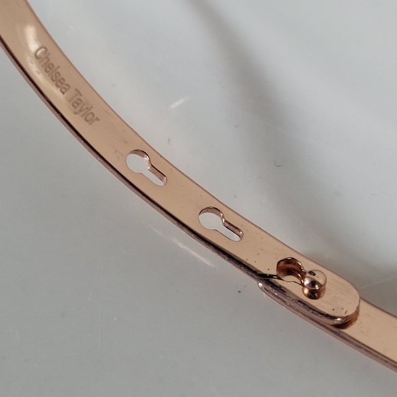 Chelsea Taylor Memory Bracelet Rose Goldplated Unconditional love...my dog - Picture 7 of 14